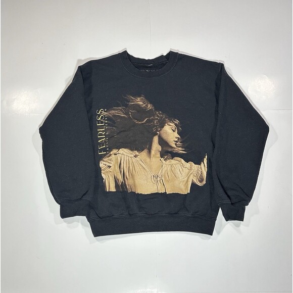 Taylor Swift Tops - Taylor Swift Fearless Taylor’s Version Album Cover Crewneck Sweatshirt Sz Small